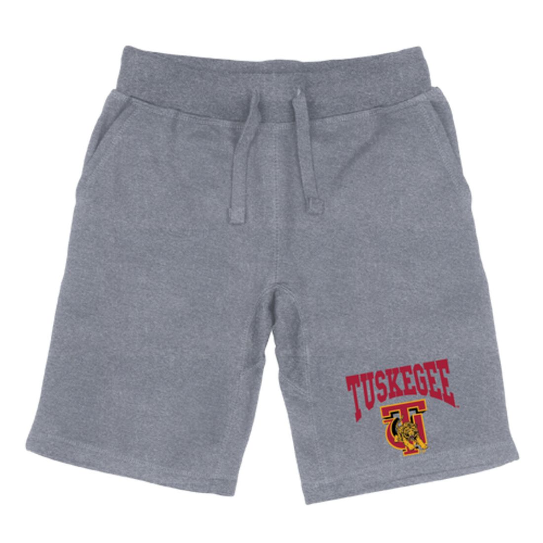 Tuskegee University Golden Tigers Premium Fleece Drawstring Shorts-Campus-Wardrobe