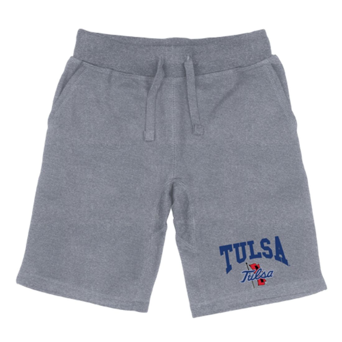 University of Tulsa Golden Golden Hurricane Premium Fleece Drawstring Shorts-Campus-Wardrobe