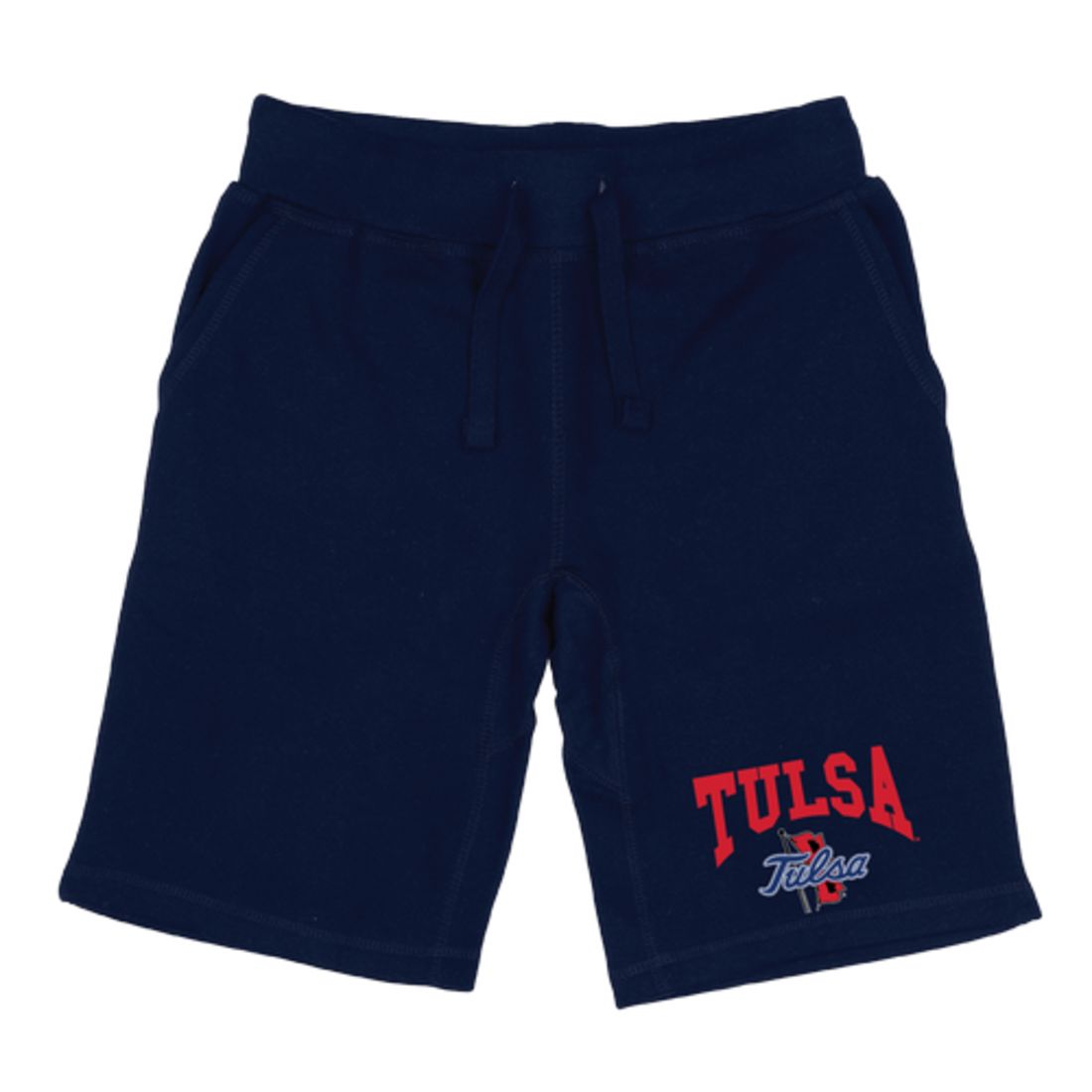 University of Tulsa Golden Golden Hurricane Premium Fleece Drawstring Shorts-Campus-Wardrobe