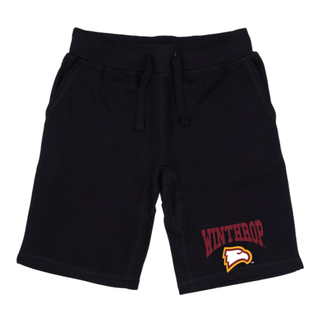 Winthrop University Eagles Premium Fleece Drawstring Shorts-Campus-Wardrobe