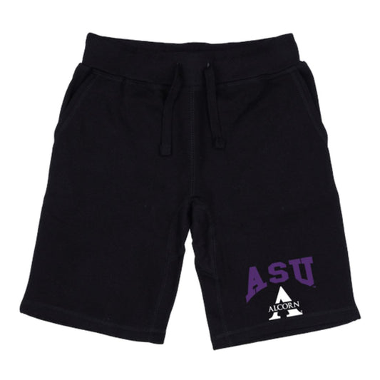 Alcorn State University Braves Premium Fleece Drawstring Shorts-Campus-Wardrobe