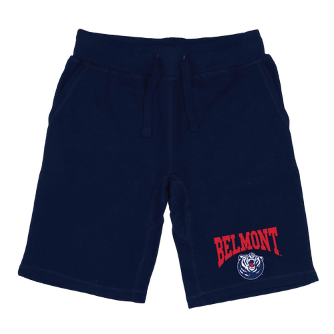 Belmont State University Bruins Premium Fleece Drawstring Shorts-Campus-Wardrobe