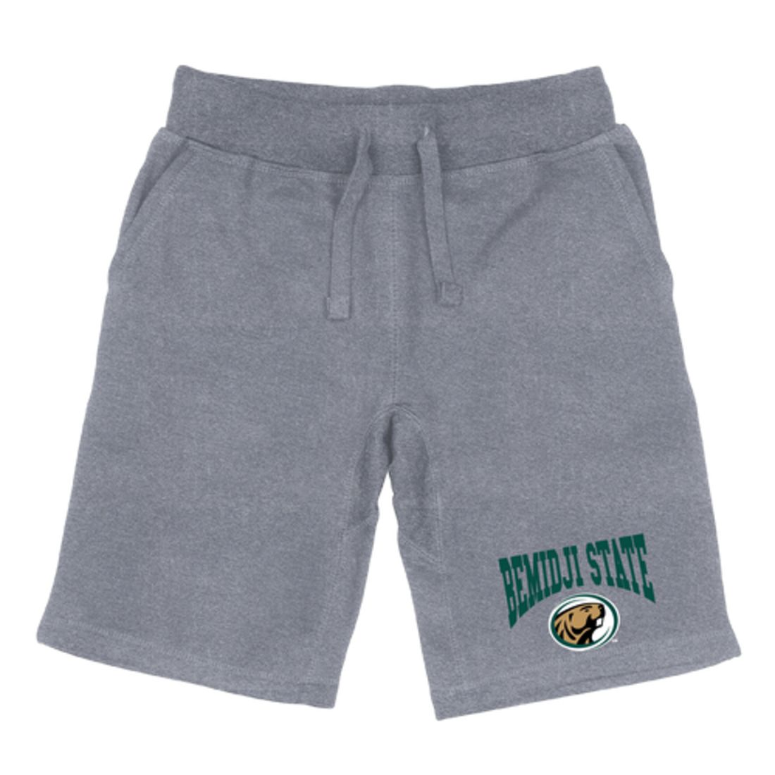 BSU Bemidji State University Beavers Premium Fleece Drawstring Shorts-Campus-Wardrobe