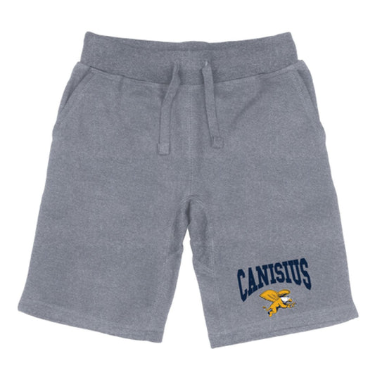 Canisius College Golden Griffins Premium Fleece Drawstring Shorts-Campus-Wardrobe
