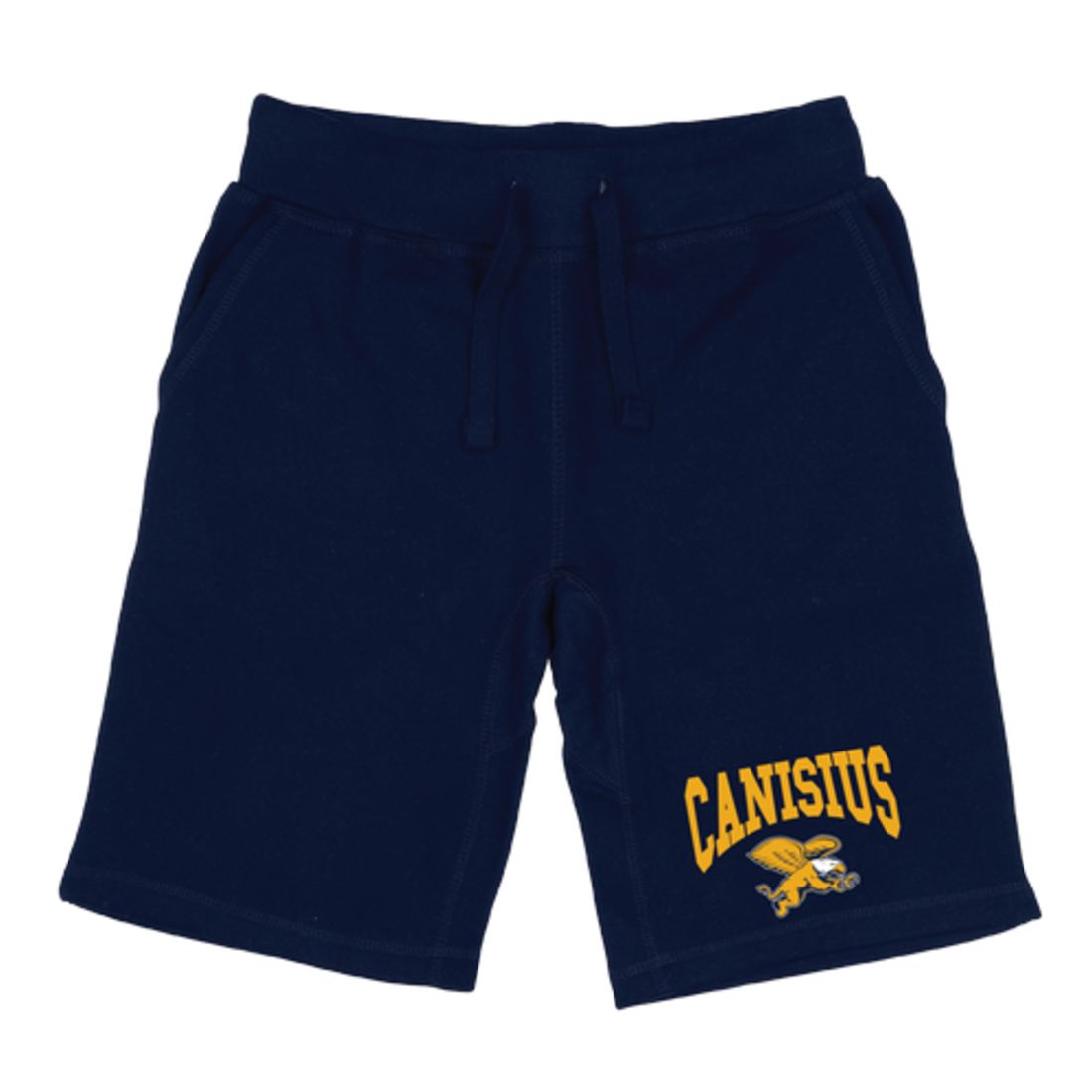 Canisius College Golden Griffins Premium Fleece Drawstring Shorts-Campus-Wardrobe