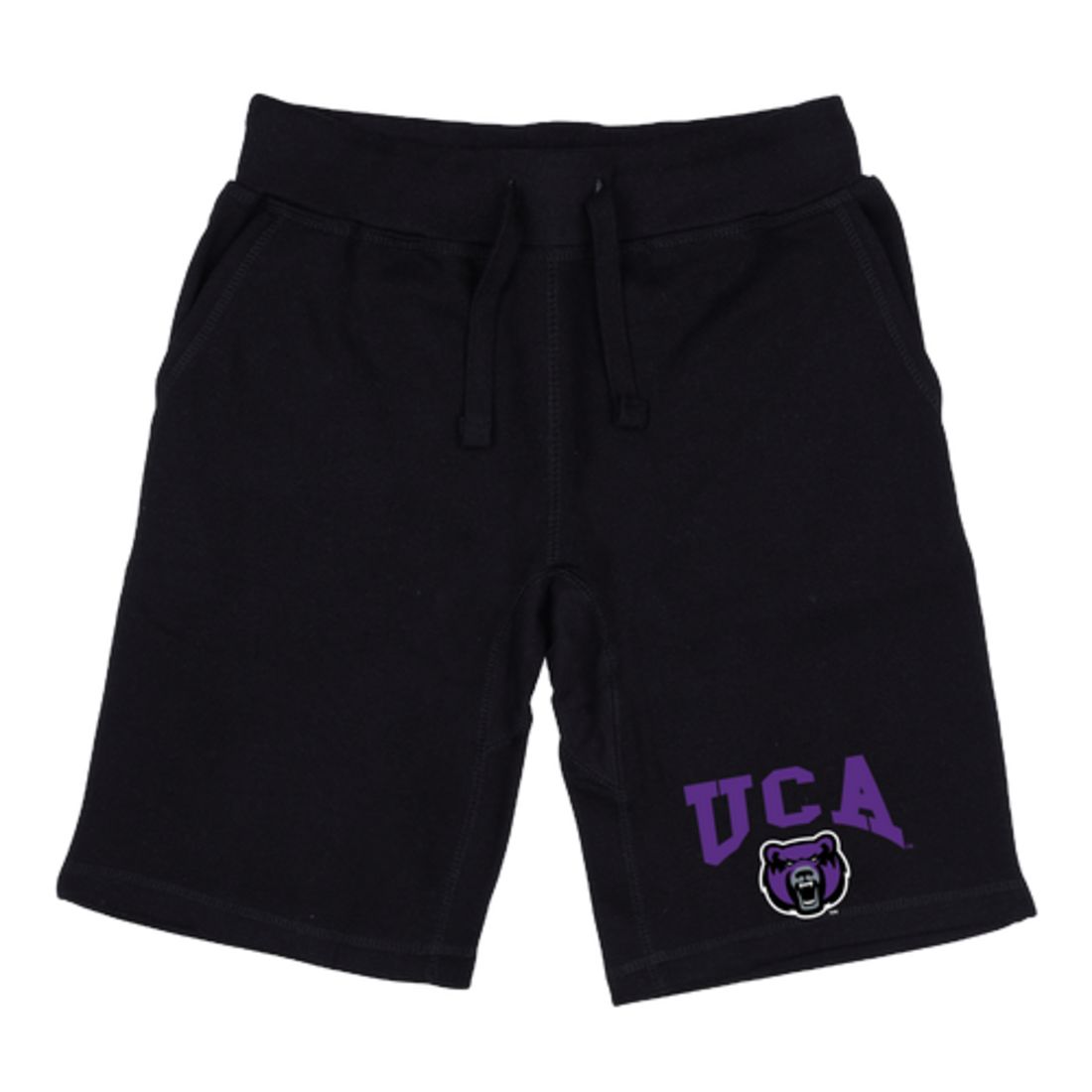 UCA University of Central Arkansas Bears Premium Fleece Drawstring Shorts-Campus-Wardrobe