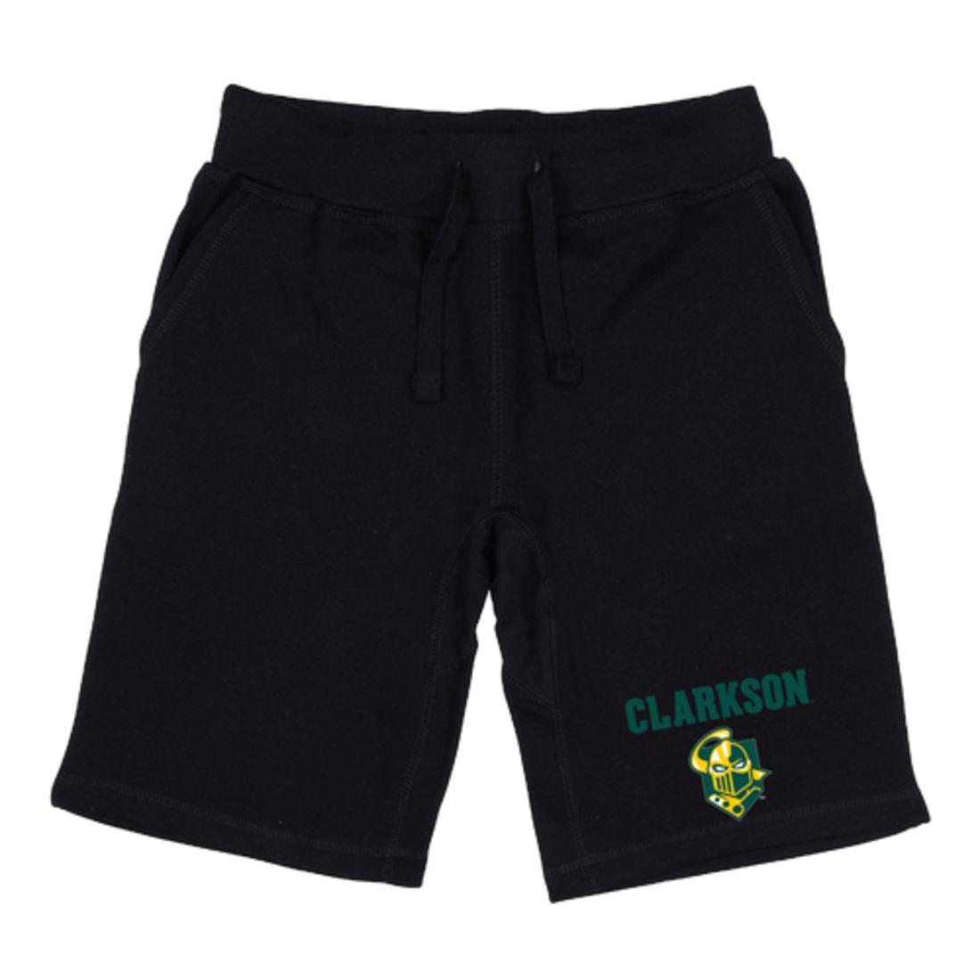 Clarkson University Golden Knights Premium Fleece Drawstring Shorts-Campus-Wardrobe