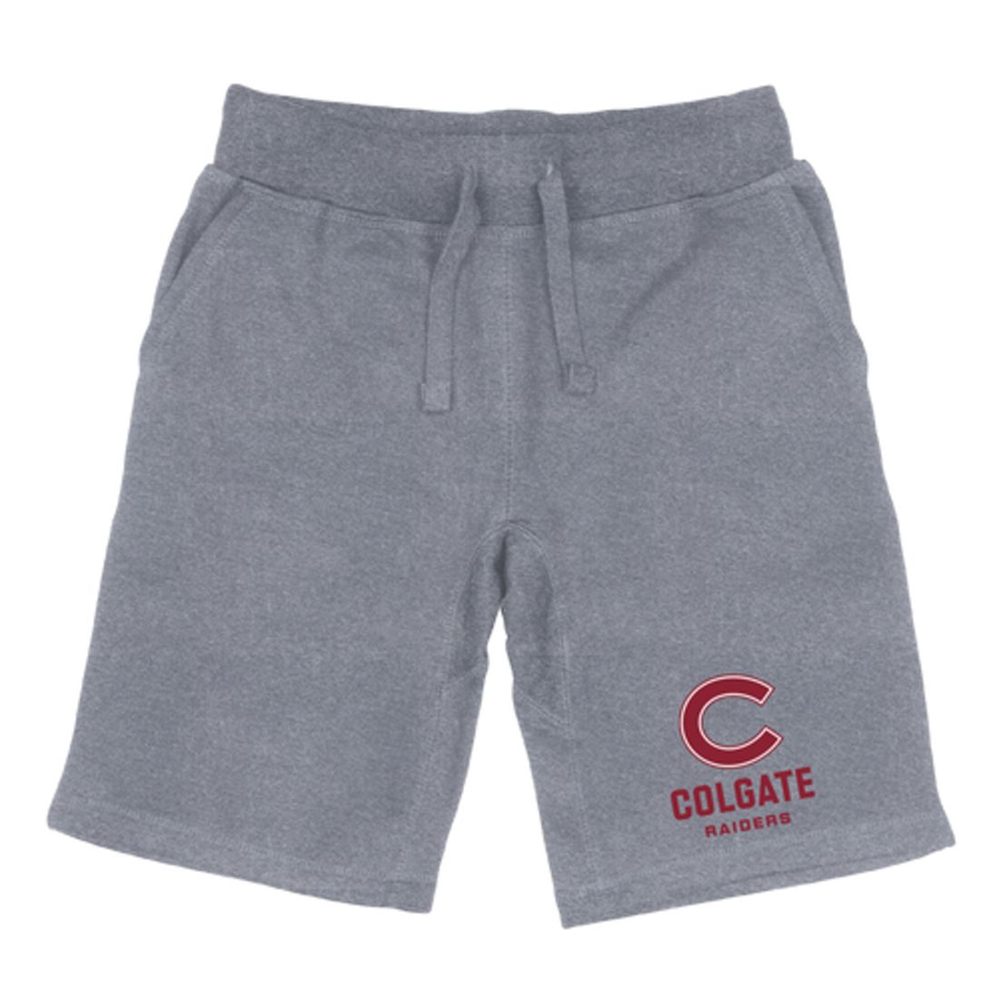 Colgate University Raider Premium Fleece Drawstring Shorts-Campus-Wardrobe