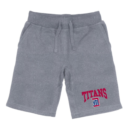 UDM University of Detroit Mercy Titans Premium Fleece Drawstring Shorts-Campus-Wardrobe