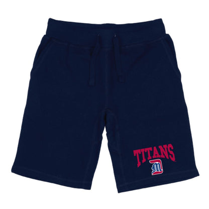 UDM University of Detroit Mercy Titans Premium Fleece Drawstring Shorts-Campus-Wardrobe