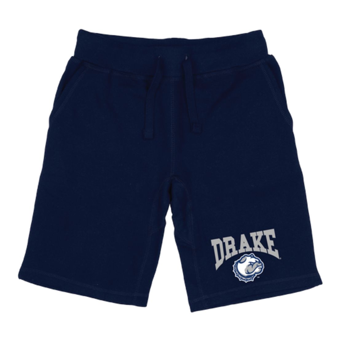 Drake University Bulldogs Premium Fleece Drawstring Shorts-Campus-Wardrobe