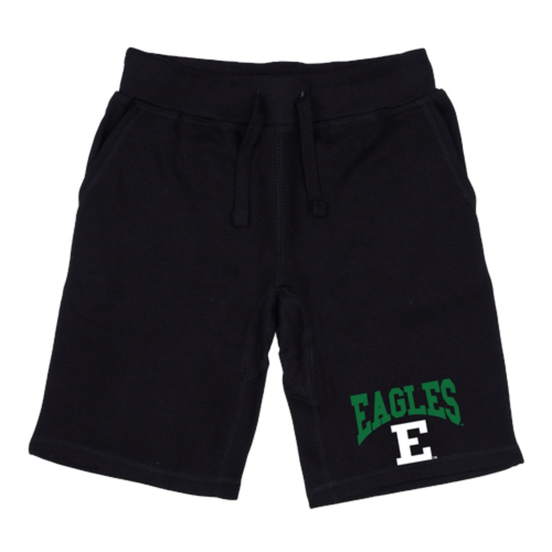 EMU Eastern Michigan University Eagles Premium Fleece Drawstring Shorts-Campus-Wardrobe