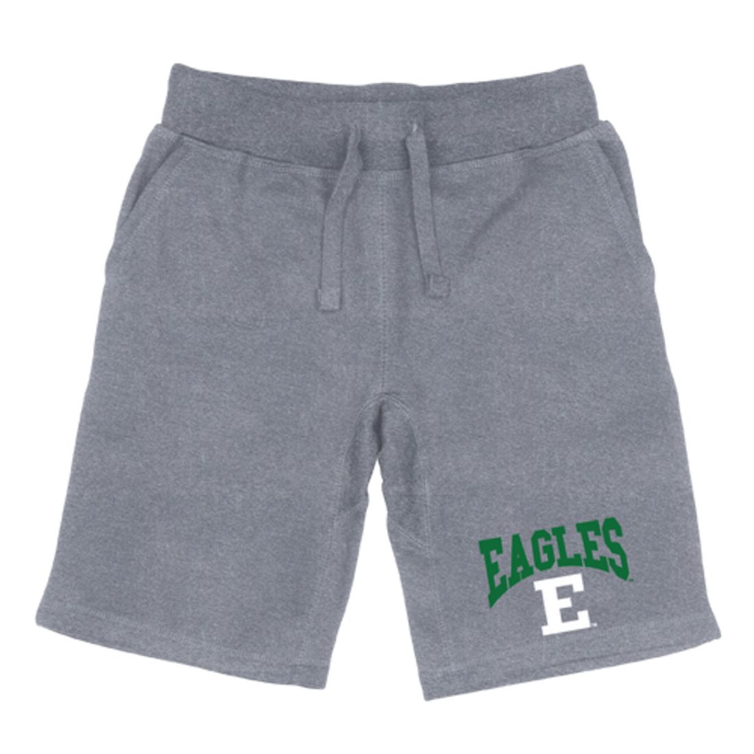 EMU Eastern Michigan University Eagles Premium Fleece Drawstring Shorts-Campus-Wardrobe