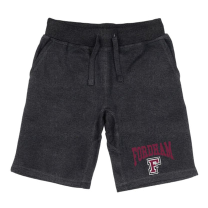 Fordham University Rams Premium Fleece Drawstring Shorts-Campus-Wardrobe