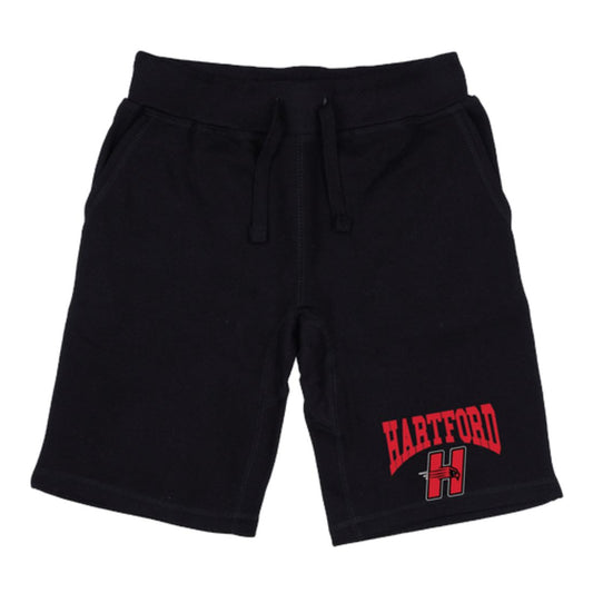 University of Hartford Hawks Premium Fleece Drawstring Shorts-Campus-Wardrobe