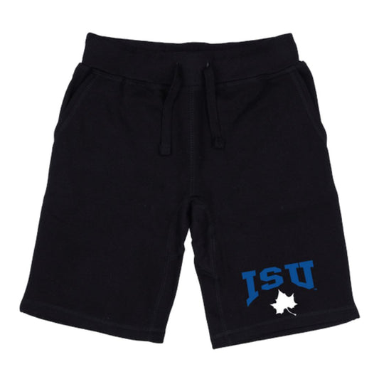 ISU Indiana State University Sycamores Premium Fleece Drawstring Shorts-Campus-Wardrobe