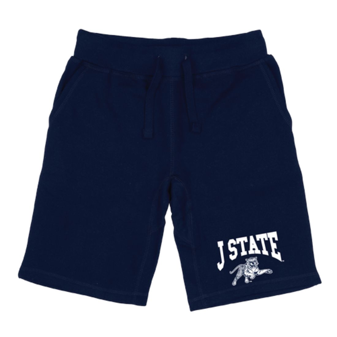 JSU Jackson State University Tigers Premium Fleece Drawstring Shorts-Campus-Wardrobe
