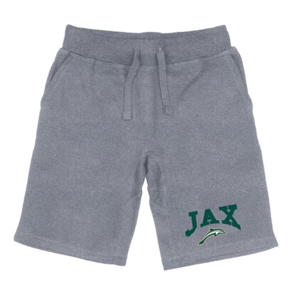 JU Jacksonville University Dolphin Premium Fleece Drawstring Shorts-Campus-Wardrobe