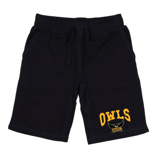 KSU Kennesaw State University Owls Premium Fleece Drawstring Shorts-Campus-Wardrobe