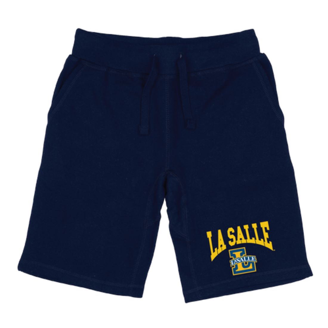 La Salle University Explorers Premium Fleece Drawstring Shorts-Campus-Wardrobe