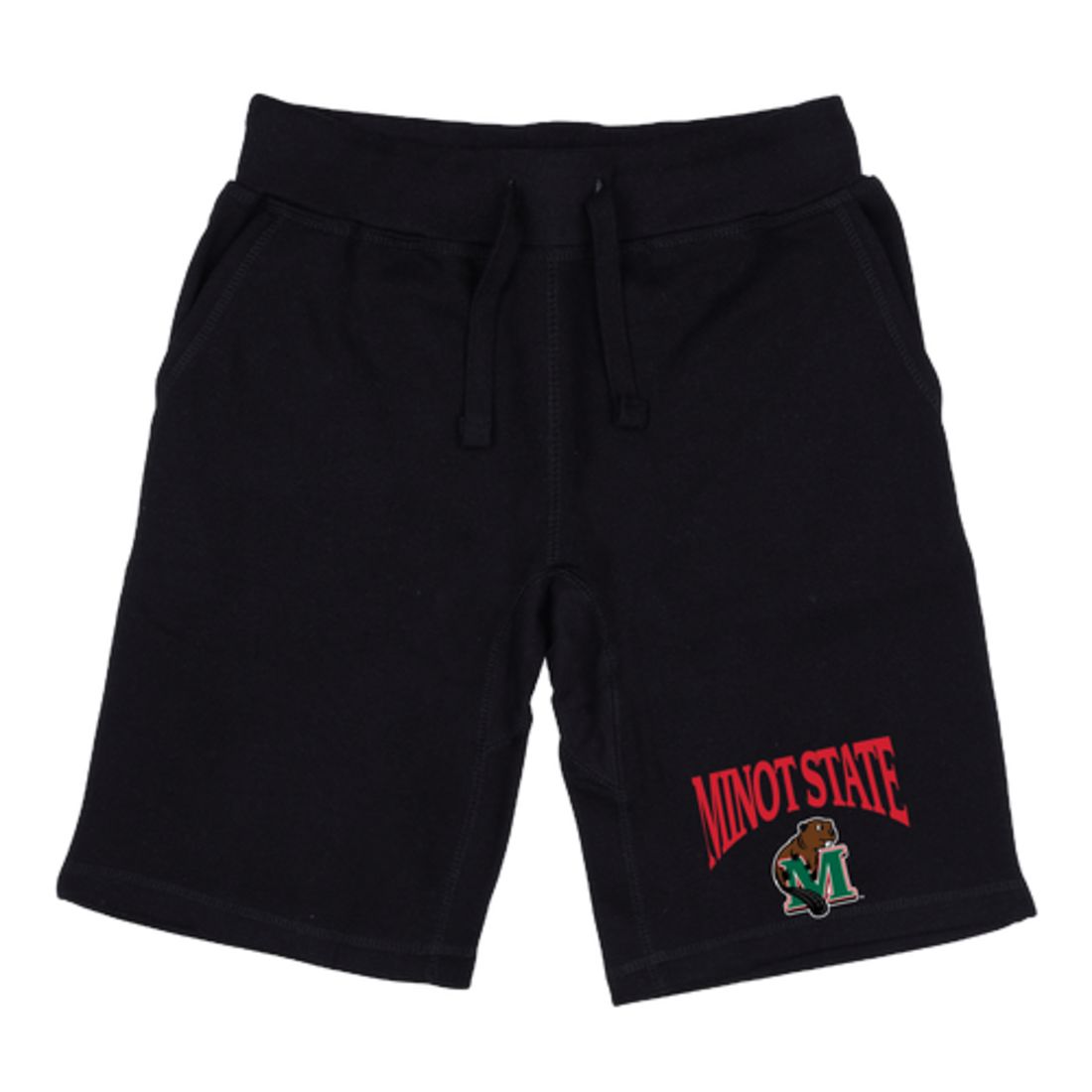 Minot State University Beavers Premium Shorts Fleece Drawstring