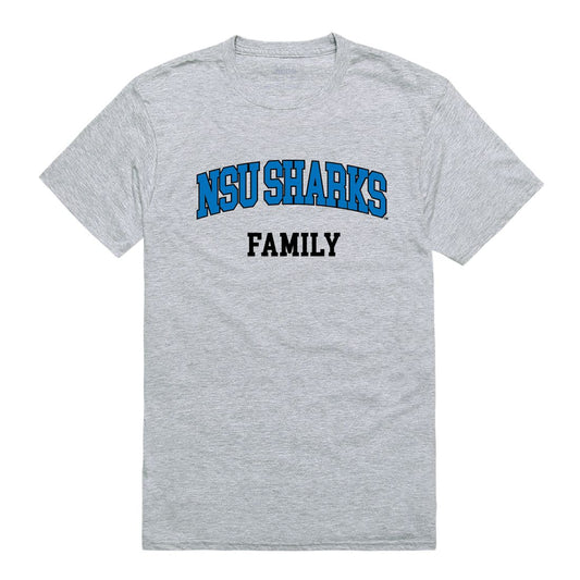 NSU Nova Southeastern University Sharks Family T-Shirt