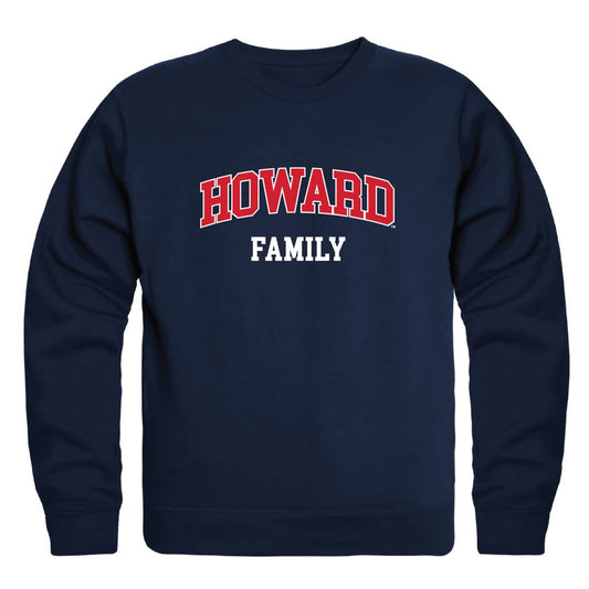 Mouseover Image, Howard-University-Bison-Family-Fleece-Crewneck-Pullover-Sweatshirt