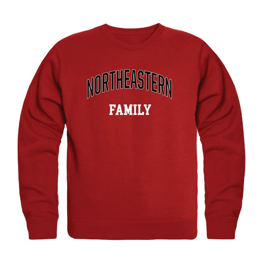Mouseover Image, Northeastern-University-Huskies-Family-Fleece-Crewneck-Pullover-Sweatshirt