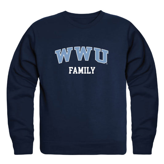 Mouseover Image, WWU-Western-Washington-University-Vikings-Family-Fleece-Crewneck-Pullover-Sweatshirt