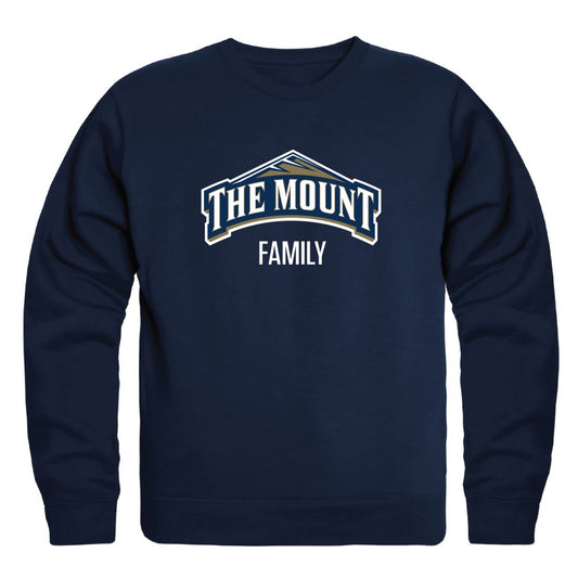 Mouseover Image, Mount-St-Mary's-University-Mountaineers-Mountaineers-Mountaineers-Family-Fleece-Crewneck-Pullover-Sweatshirt