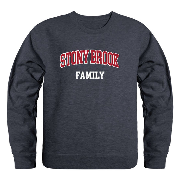 NCAA Stony Brook Seawolves Crewneck Sweatshirt - Unisex 50/50 Cotton Blend, 8 Oz