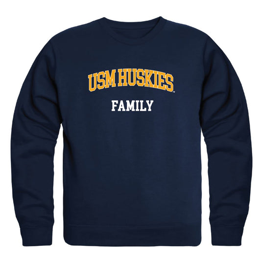 Mouseover Image, University-of-Southern-Maine-Huskies-Family-Fleece-Crewneck-Pullover-Sweatshirt