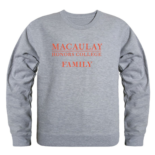 Mouseover Image, Macaulay-Honors-College-Macaulay-Family-Fleece-Crewneck-Pullover-Sweatshirt