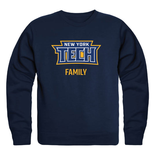 Mouseover Image, New-York-Institute-of-Technology-Bears-Family-Fleece-Crewneck-Pullover-Sweatshirt