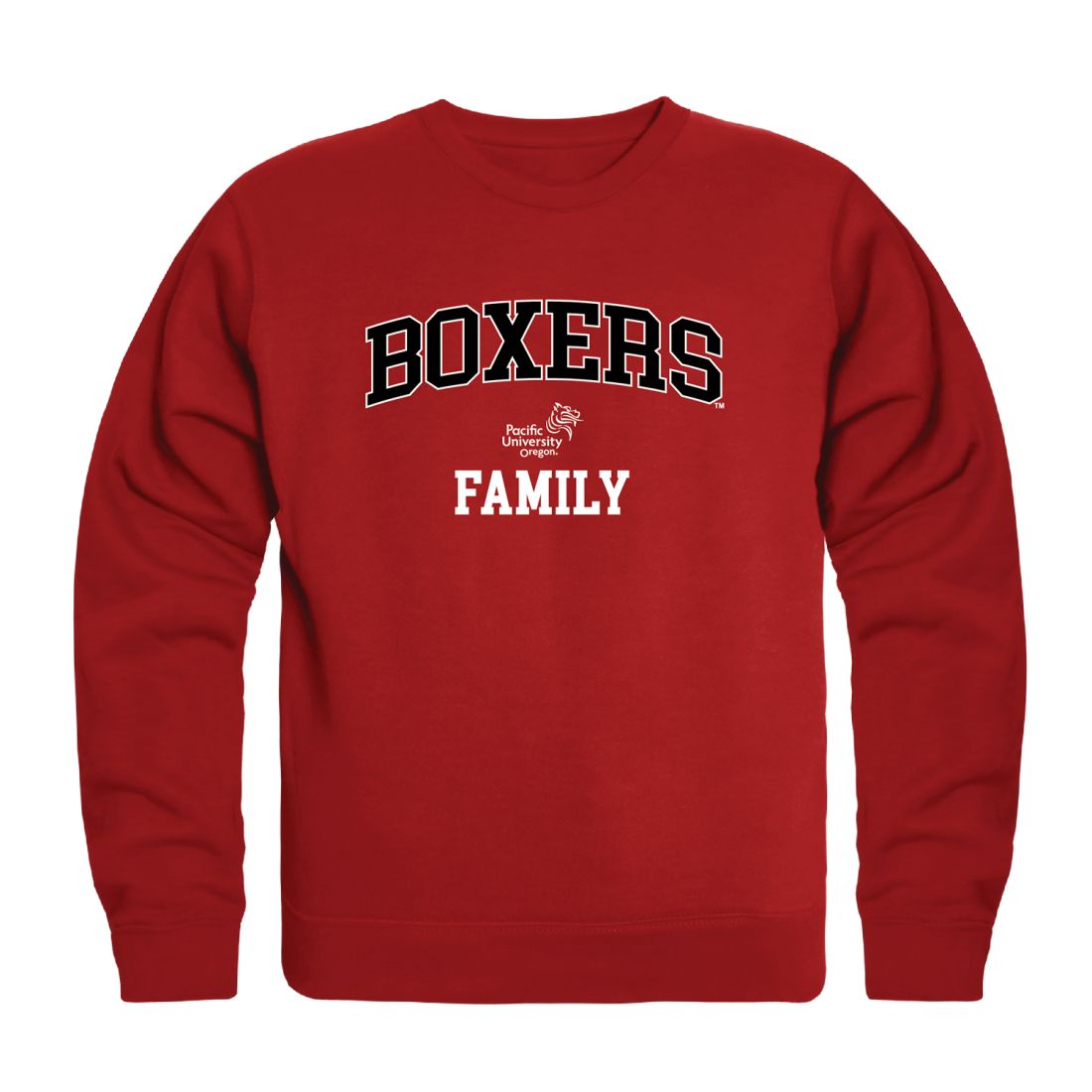 Pacific-University-Boxers-Family-Fleece-Crewneck-Pullover-Sweatshirt