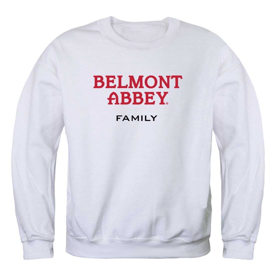 Belmont-Abbey-College-Crusaders-Family-Fleece-Crewneck-Pullover-Sweatshirt
