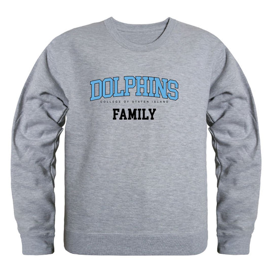 Mouseover Image, CUNY-College-of-Staten-Island-Dolphins-Family-Fleece-Crewneck-Pullover-Sweatshirt