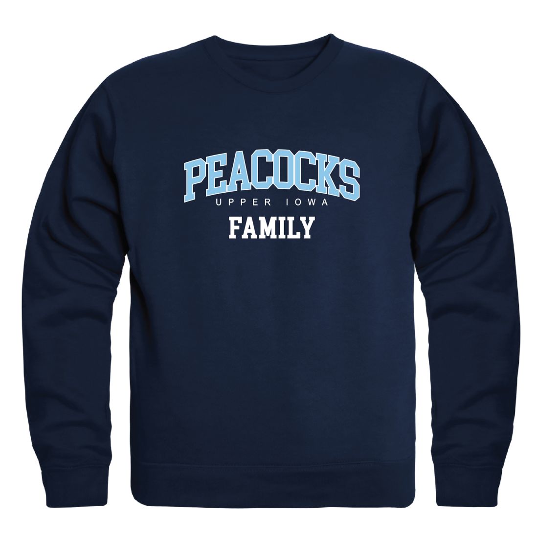 Upper-Iowa-University-Peacocks-Family-Fleece-Crewneck-Pullover-Sweatshirt