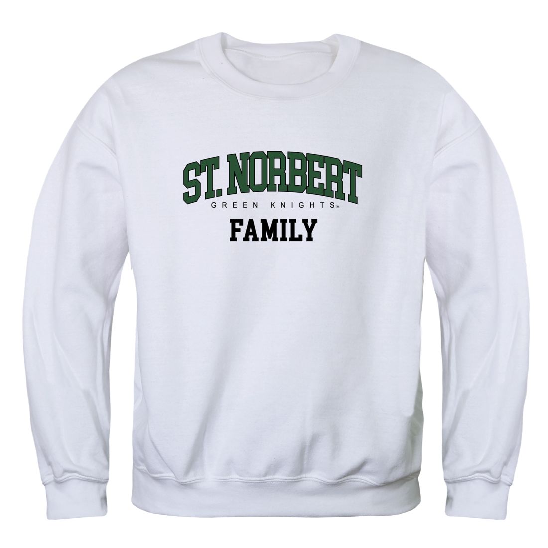 St.-Norbert-College-Green-Knights-Family-Fleece-Crewneck-Pullover-Sweatshirt