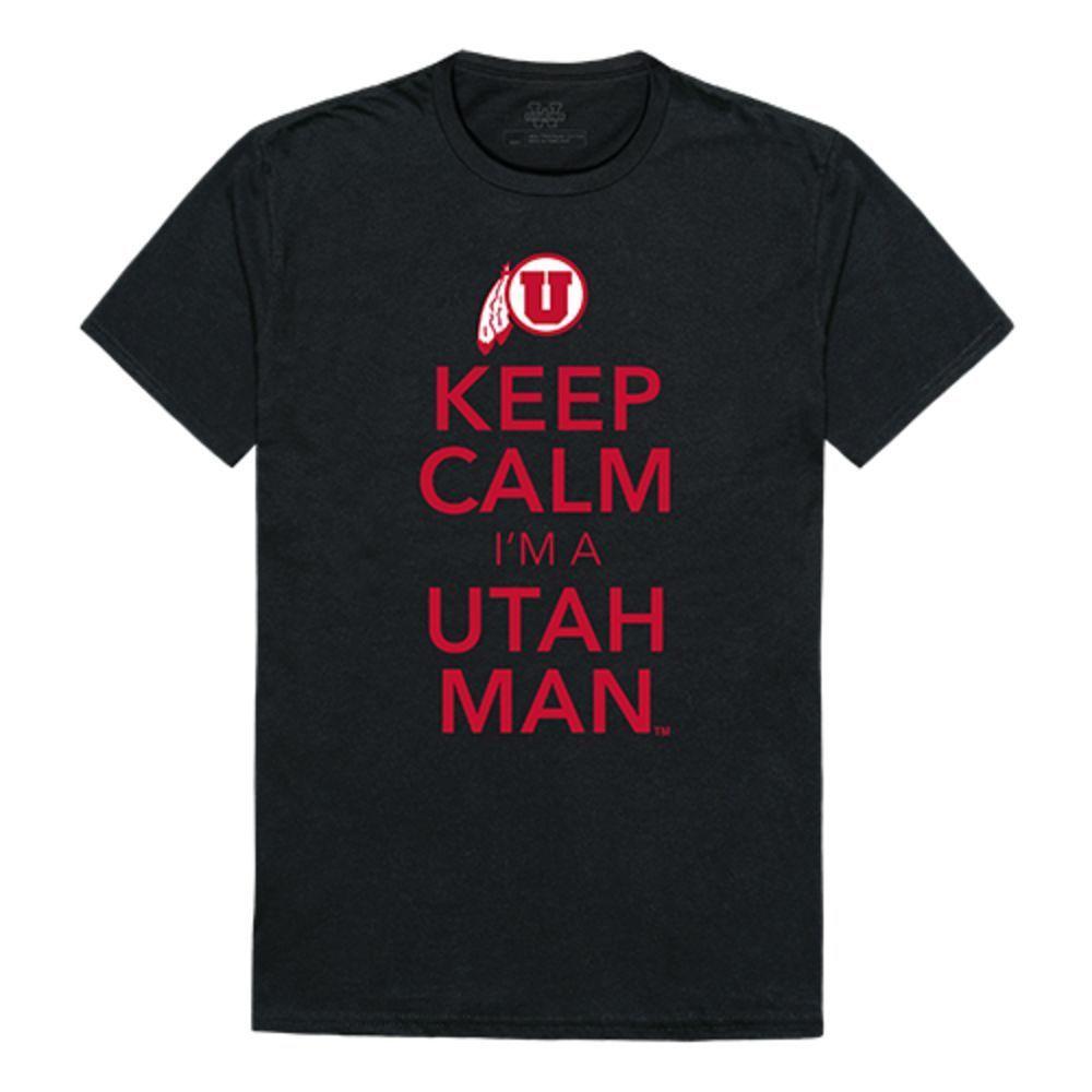 University of Utah Utes NCAA Keep Calm Tee T-Shirt-Campus-Wardrobe