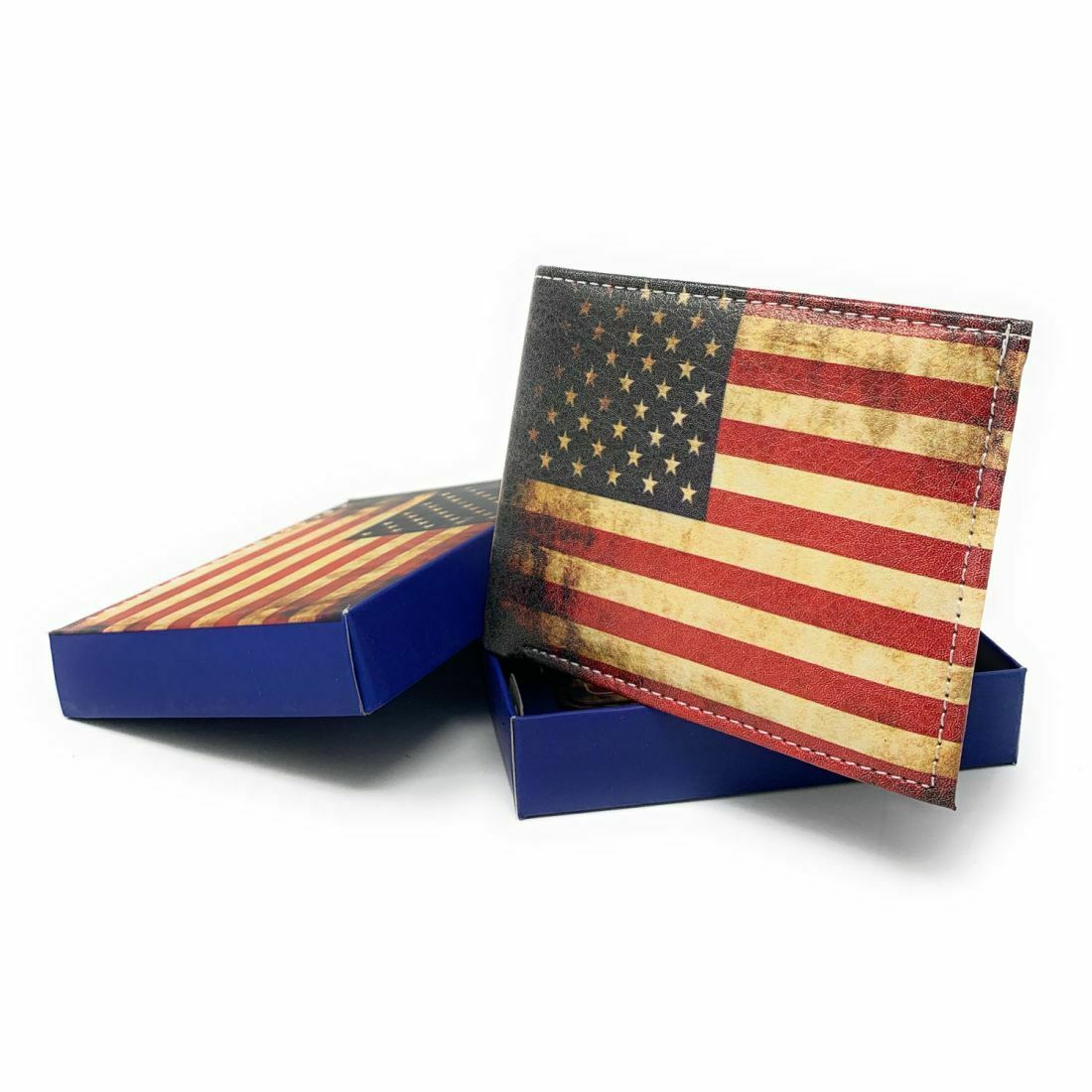 USA Patriotic Bifold Wallets In Gift Box Mens Womens Youth-UNCATEGORIZED-Empire Cove-LL-US_100_DOLLAR_OLD-Casaba Shop