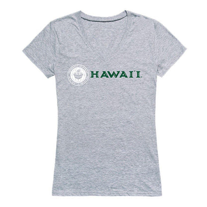 University of Hawaii Rainbow Warriors NCAA Women's Seal Tee T-Shirt-Campus-Wardrobe