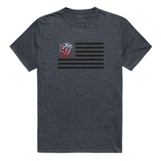 Liberty University Flames NCAA Flag Tee T-Shirt-Campus-Wardrobe
