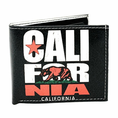 California Cali Bear Bifold Wallets In Gift Box Mens Womens Kids-Wallets-Empire Cove-Star-Casaba Shop