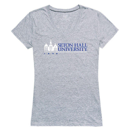 Seton Hall University Pirates NCAA Women's Seal Tee T-Shirt-Campus-Wardrobe