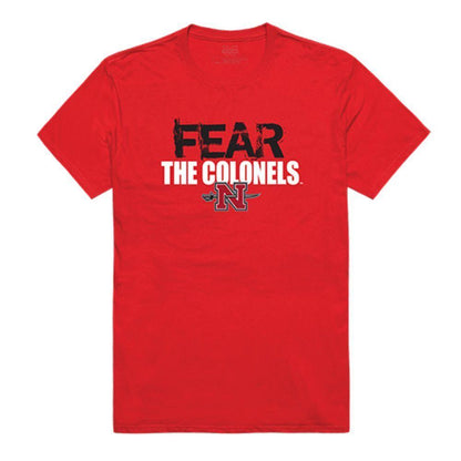 Nicholls State University Colonels NCAA Fear Tee T-Shirt Red-Campus-Wardrobe