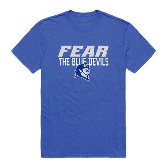 Central Connecticut State University Blue Devils NCAA Fear Tee T-Shirt Royal-Campus-Wardrobe