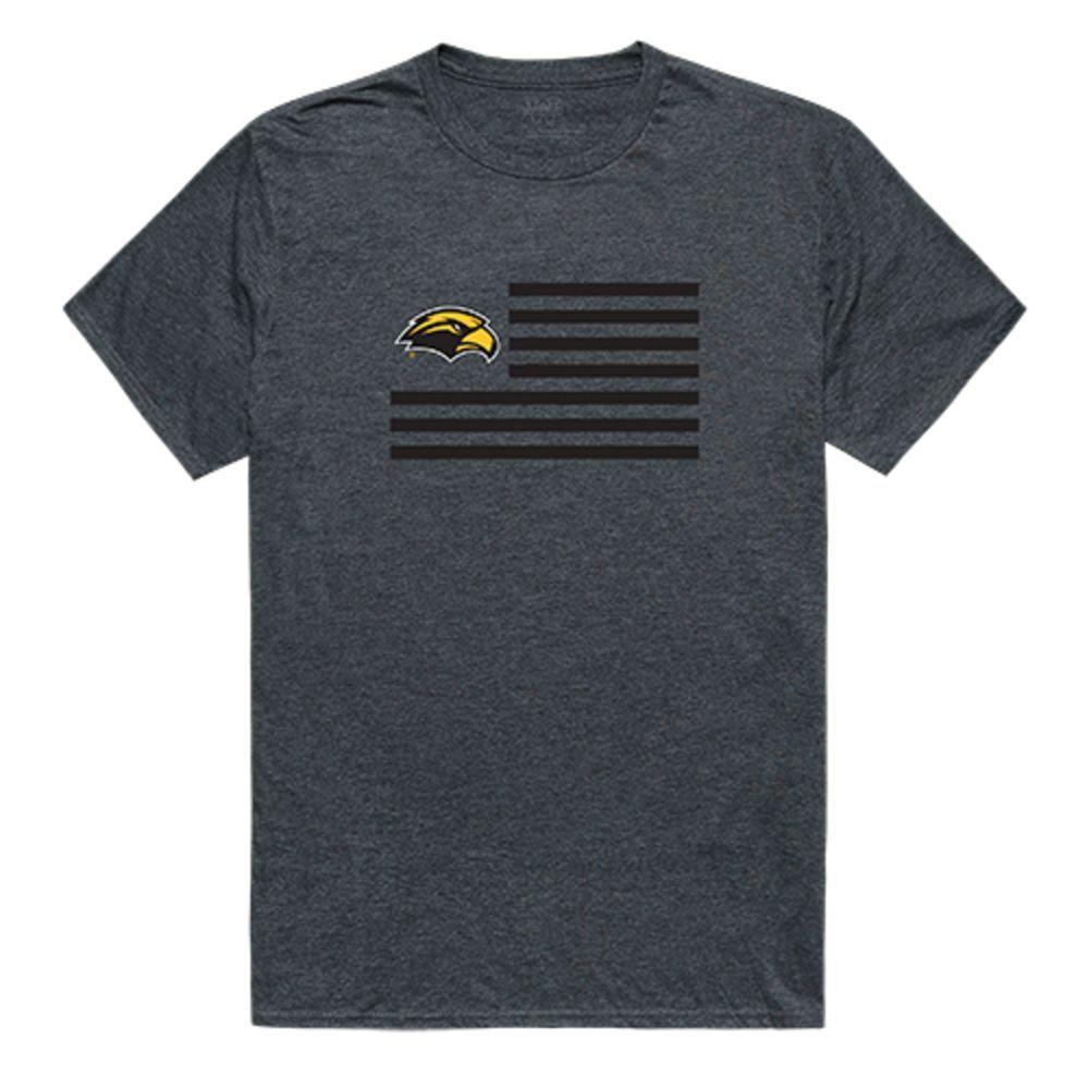 University of Southern Mississippi Golden Eagles NCAA Flag Tee T-Shirt-Campus-Wardrobe