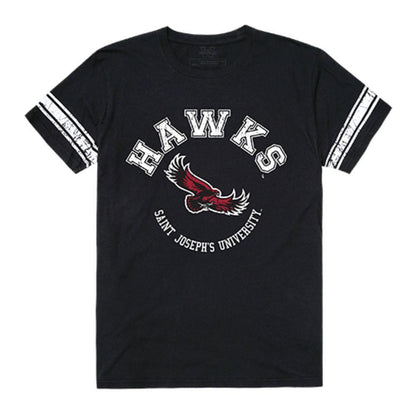 Saint Joseph's University Hawks NCAA Men's Football Tee T-Shirt-Campus-Wardrobe