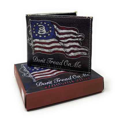 USA Patriotic Bifold Wallets In Gift Box Mens Womens Youth-UNCATEGORIZED-Empire Cove-LL-US_100_DOLLAR_OLD-Casaba Shop